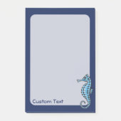 Zeepaardje Blauw Post-it® Notes (Voorkant)