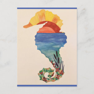 Zeepaardje Briefkaart
