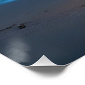 Zeepaardje en Starfish Beach Surreal Fantasy Perfect Poster (Hoek)