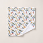 Zeepaardje, Schepen Wiel, Walvissen, Krab, Zeester Bad Handdoek (Wasdoekje)