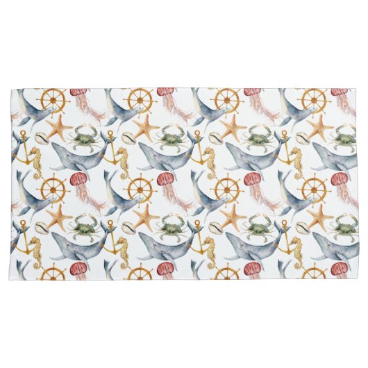 Zeepaardje, Schepen Wiel, Walvissen, Krab, Zeester Kussensloop (Voorkant-Rechts)