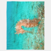 Zeepaardjes Fleece Deken (Voorkant)