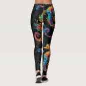 Zeepaardjes leggings (Achterkant)