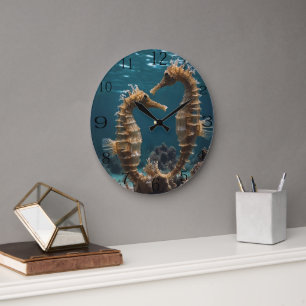 zeepaardjes onder de oceaan, grote klok