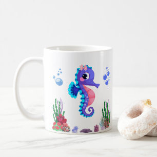 Zeepaardjes speels onder de zee Coffee Mok