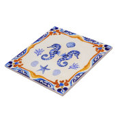 zeepaardjes tegeltje (Zijkant)