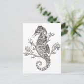 Zeepaardkoraal Briefkaart (Staand voorkant)