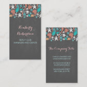 Zeepaarten in de zee visitekaartje (Voorkant / Achterkant)