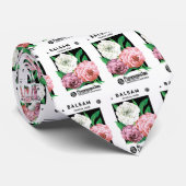 zeepakketlabel Art, Camellia Flowers Stropdas (Opgerold)