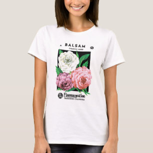  zeepakketlabel Art, Camellia Flowers T-shirt
