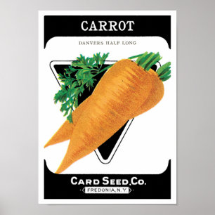 zeepakketlabel kunst, Danvers wortelen Poster