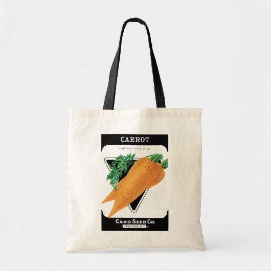 zeepakketlabel kunst, Danvers wortelen Tote Bag (Voorkant)