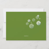 Zeepbel Feest Kaart (Achterkant)