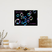 zeepbellen op tdgallery poster (Keuken)