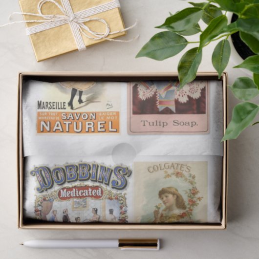 Zeeplabels 17 10x15 ontkoppeling tissuepapier (Geschenk)