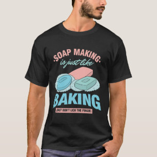 Zeepmaker zeep maken badkamer essentiële zaken t-shirt