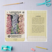  zeeppak Larkspur en instructies Tissuepapier (Craft)