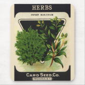  zeeppaket Kunst Sweet Marjoram Herbs Muismat (Voorkant)