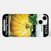  zeeppaketiket art, pompoen Case-Mate iPhone case (Achterkant (horizontaal))
