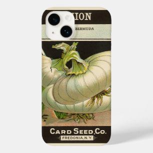  zeeppaketiket Art White Bermuda Onions Case-Mate iPhone 14 Hoesje