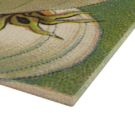  zeeppaketiket Art White Bermuda Onions Snijplank (Hoek)