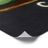 zeeppaketiket Kunst, blikbalbonen Poster (Hoek)