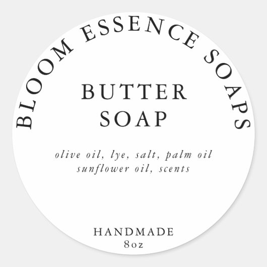 Zeepschroeven Ronde Sticker (Voorkant)