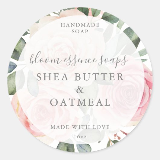 Zeepschroeven Ronde Sticker (Voorkant)