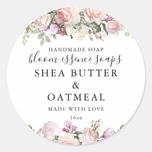 Zeepschroeven Ronde Sticker (Voorkant)