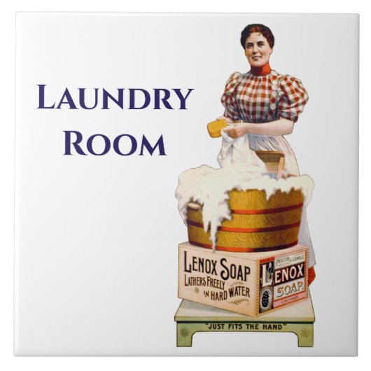 zeepschuim tegeltje (Voorkant)