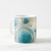 zeepschuimbellen koffiemok (Voorkant links)