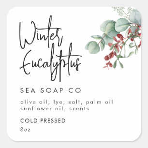 Zeepstickers Vierkante Sticker