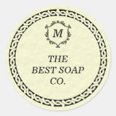 Zeepverpakkingsetiket Sticker (Voorkant)