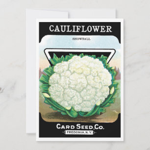 zeepverpakkingslabel kunst, bloemkool Veggies