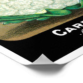  zeepverpakkingslabel kunst, bloemkool Veggies Poster (Hoek)