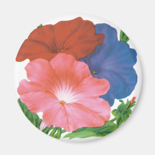  zeepverpakkingslabel kunst, petunia Flowers Magneet