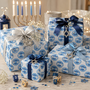 Zeer Aantrekkelijke Hanukkah Cadeaupapier
