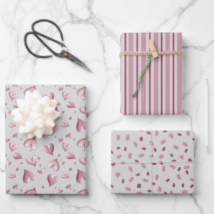 Zeer Aardige Pastel Roze Inpakpapier Vellen
