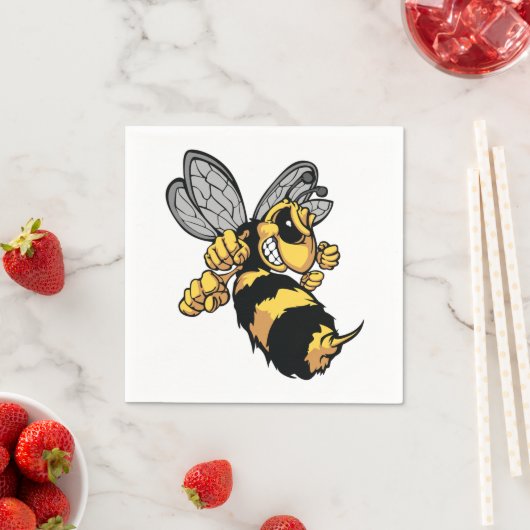Zeer Angry Bee Paper servetten (Insitu)