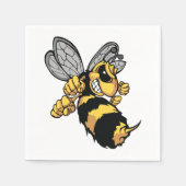 Zeer Angry Bee Paper servetten (Voorkant)