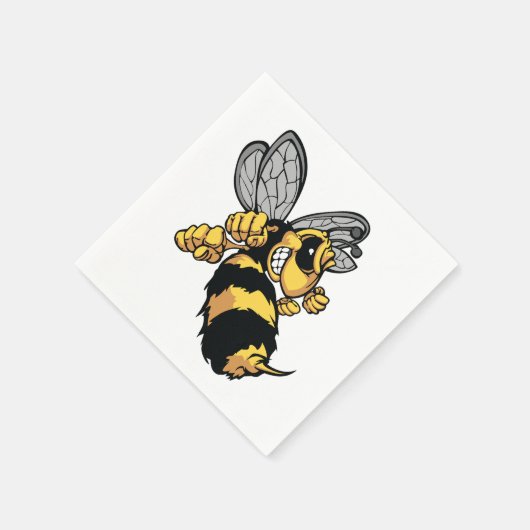 Zeer Angry Bee Paper servetten (Hoek)