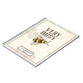 Zeer bezige Bee & Naam Notitieboek (Linkerzijde)