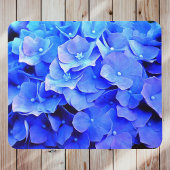Zeer blauwe Hydrangeas zomer bloementuin Muismat