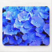 Zeer blauwe Hydrangeas zomer bloementuin Muismat (Voorkant)