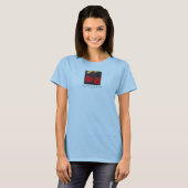 Zeer Cherry van Kristie Custom Ringed T-shirt (Voorkant volledig)