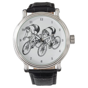 Zeer cool bicyclist polis horloge