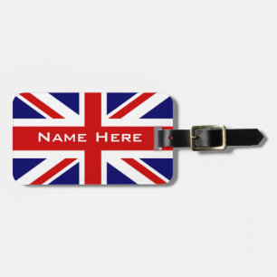 Zeer Cool Britse Vlag De Union Jack Met Monogram Bagagelabel