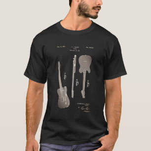 Zeer Cool Elektrisch Gitaar Octrooi T-Shirt