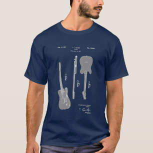 Zeer Cool Elektrische Gitaar Octrooi T-shirt