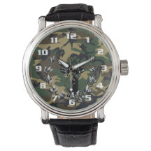 Zeer Cool Herten Op Woodland Camo Patroon
